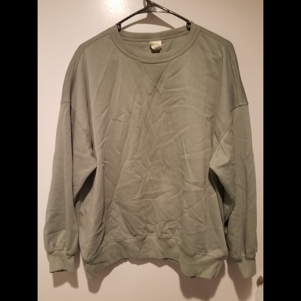 Sage green sweatshirt - H&M